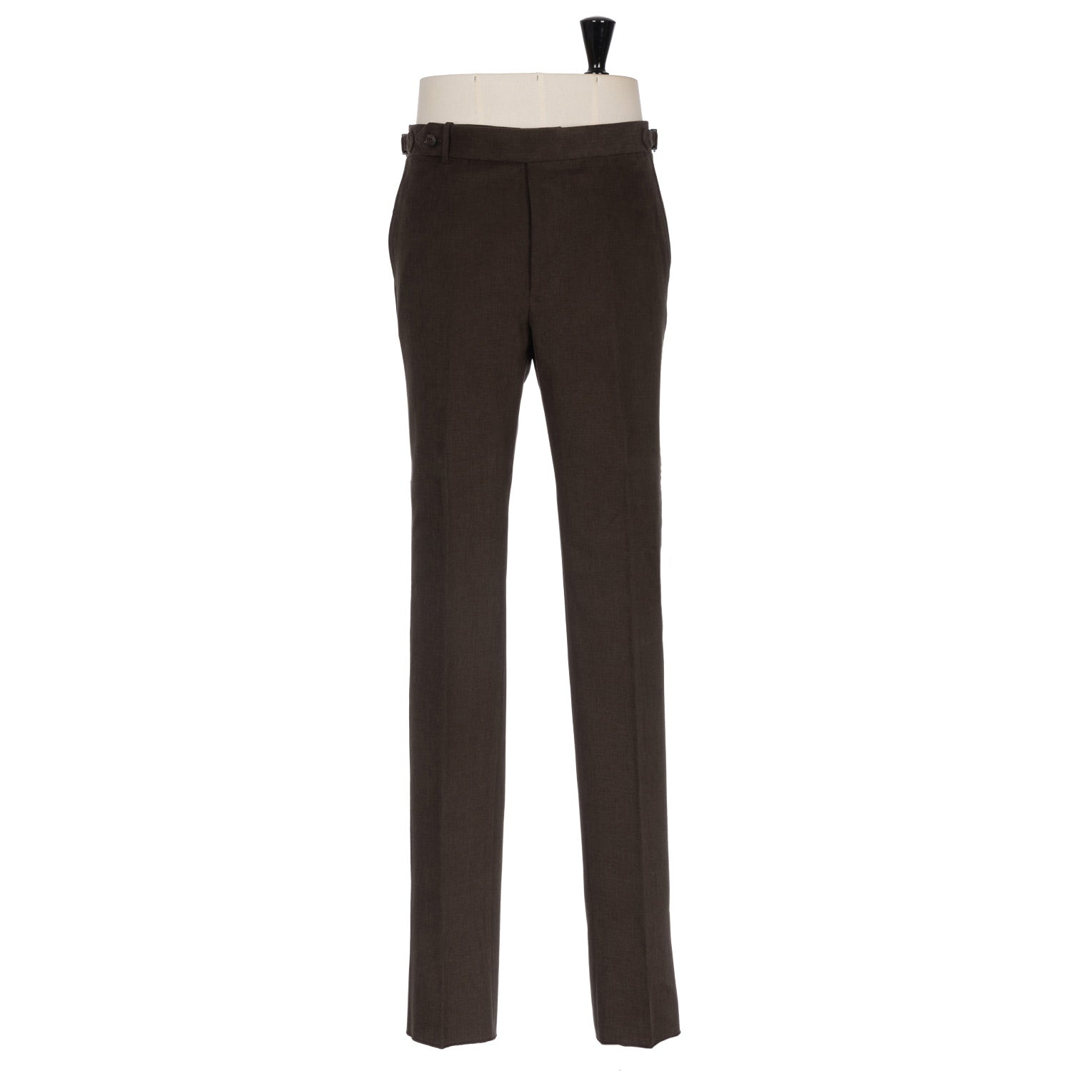 Exclusively for Michael Jondral: Brown Trousers made from English Brushed Cotton Drill - Rota Sartorial